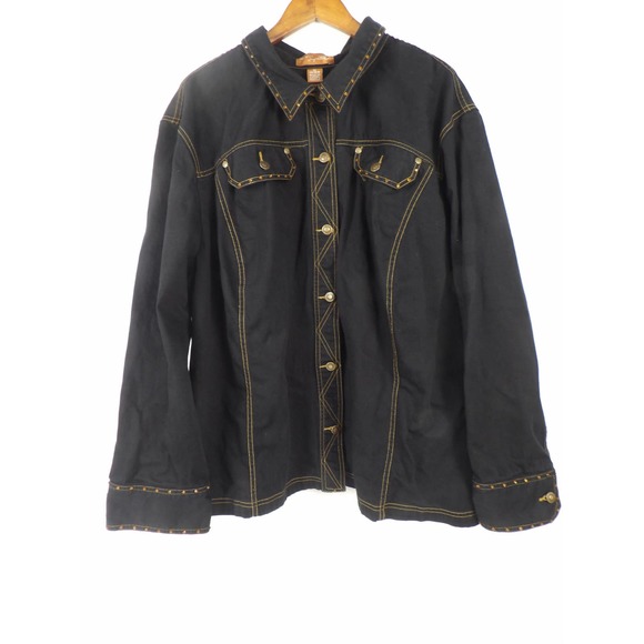 Liz & Me Signature Denim Jacket Size 5X #2121 - Picture 1 of 10